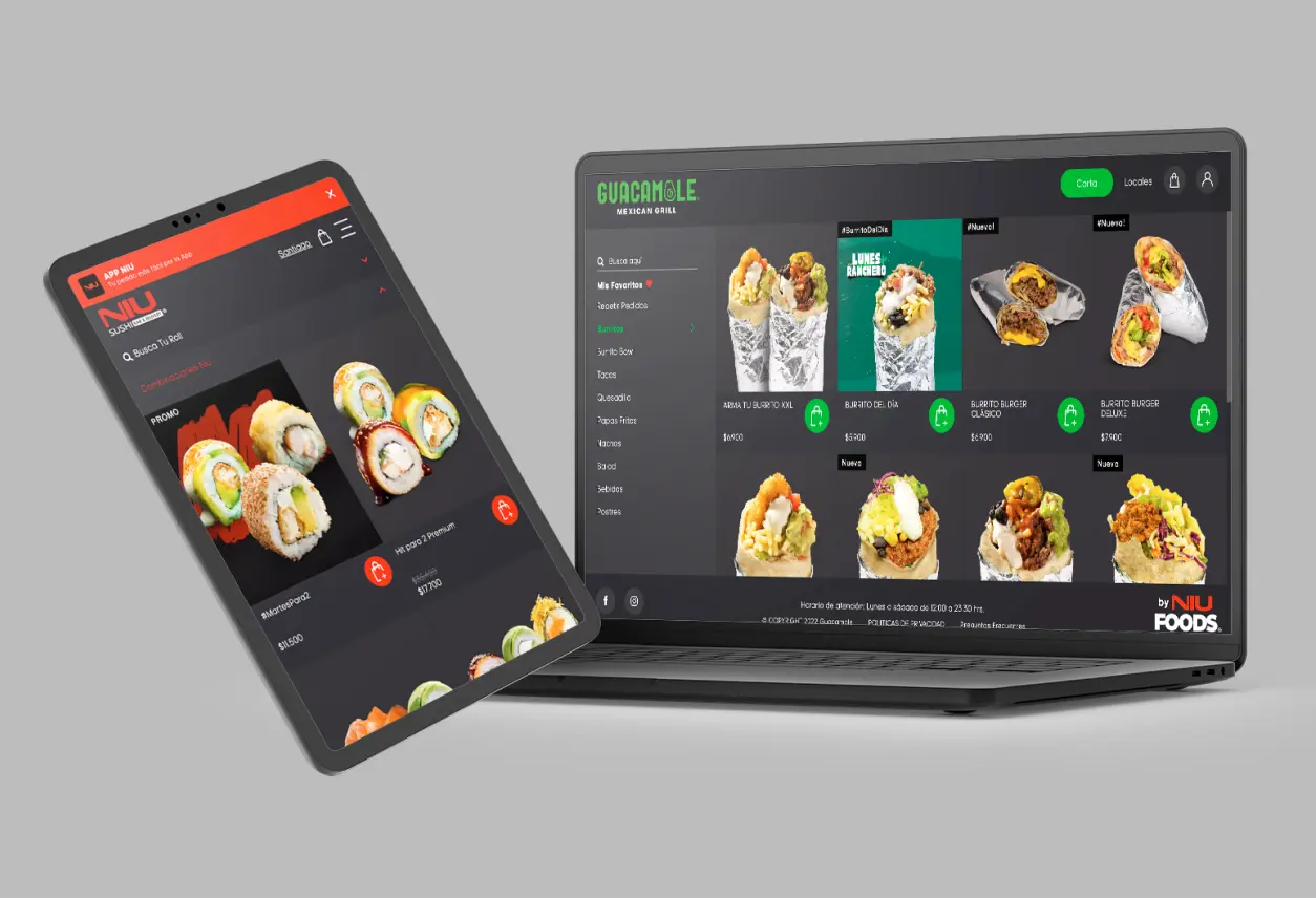 Niu Sushi and Guacamole Interface