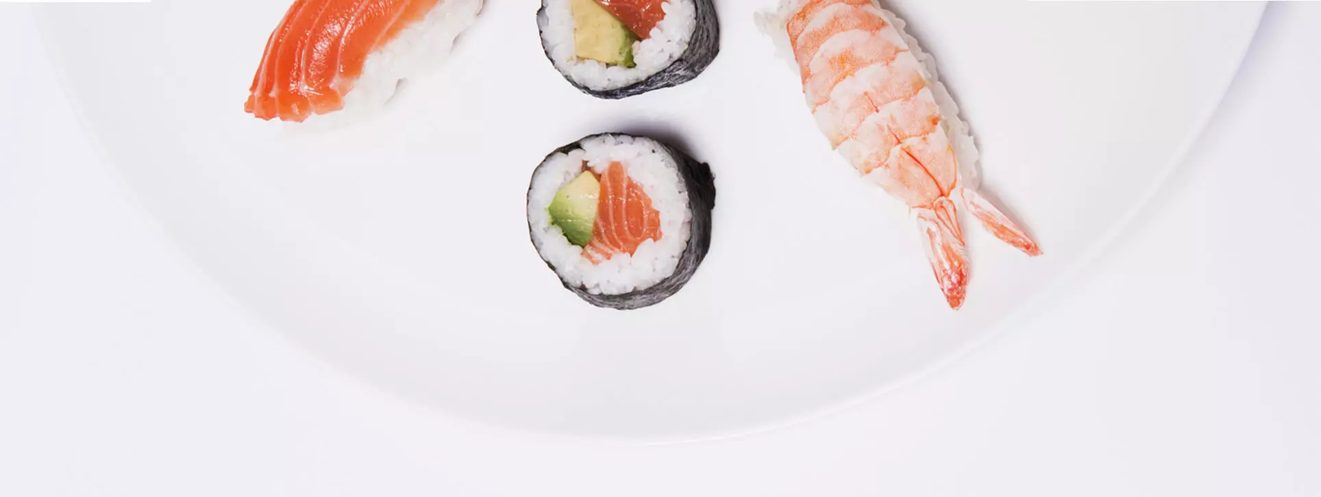 NIU Sushi.Imagen publicitaria de sushis