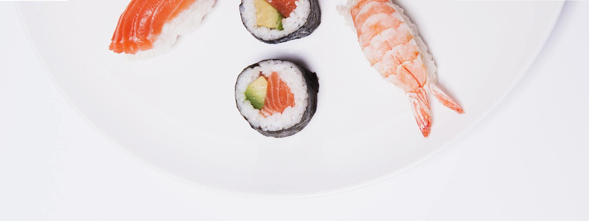 NIU Sushi.Imagen publicitaria de sushis